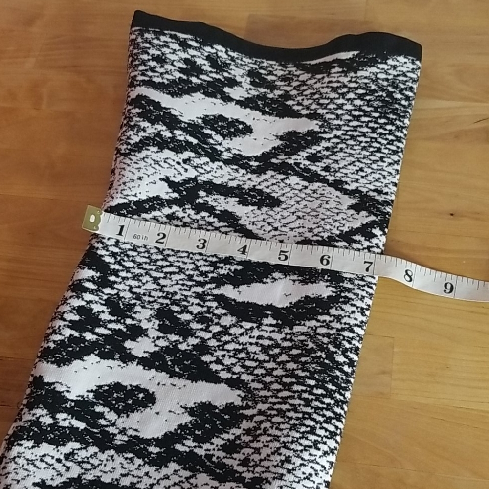 Black / white over the knee boot size 8 - Picture 7 of 9